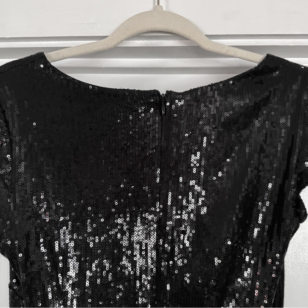 Black Sequin Dress (so sparkly!)